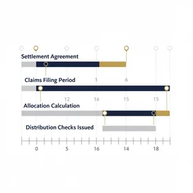 Mass tort settlement distribution timeline